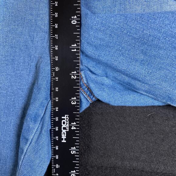 Chelsea & Violet Womens Jeans Blue Button Fly Cropped Capris Stretch 29 - Picture 8 of 12